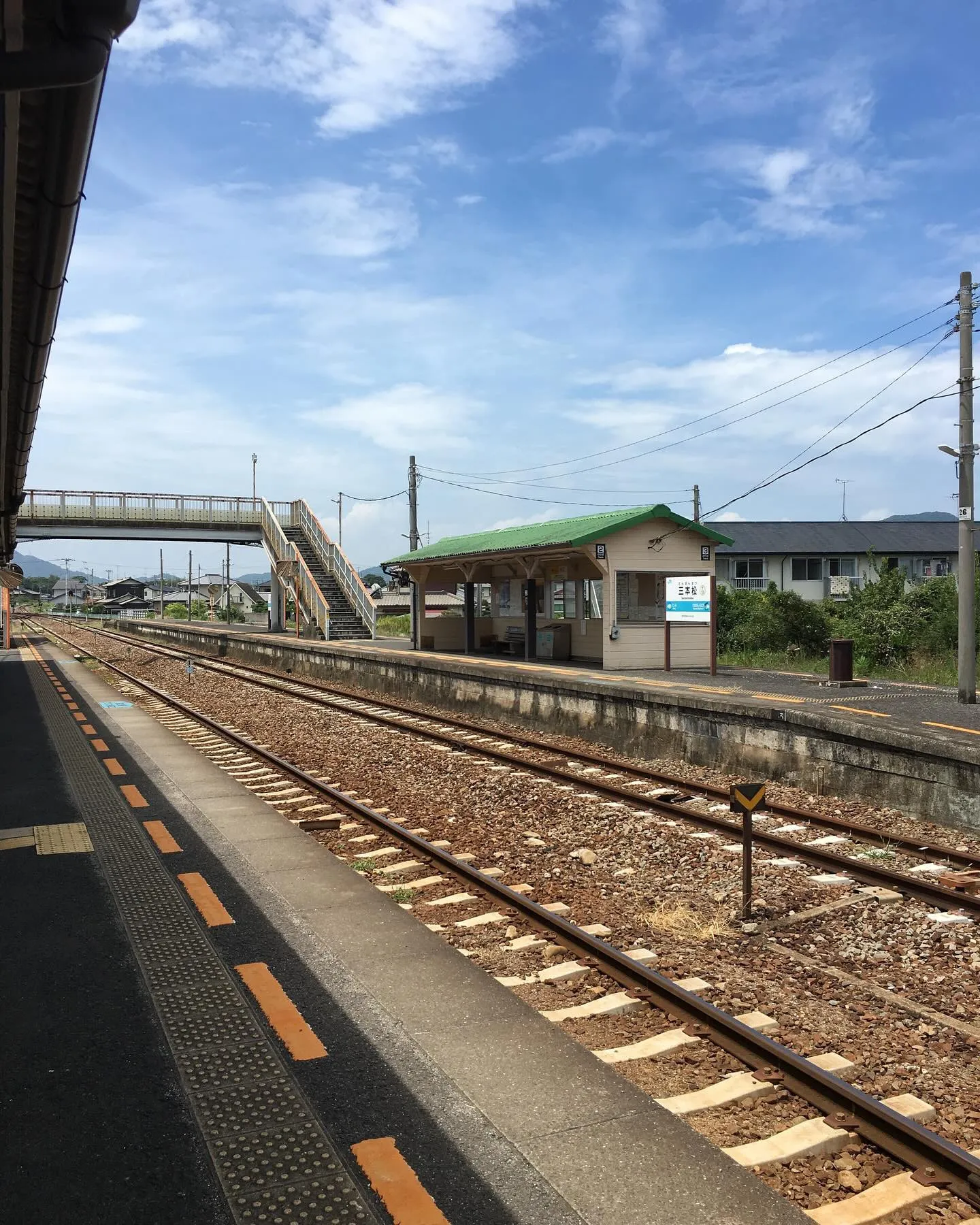 地元の駅の写真です。