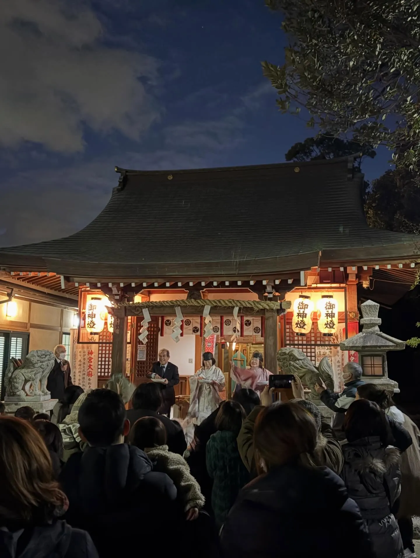 地元の節分祭にはじめて参りました。